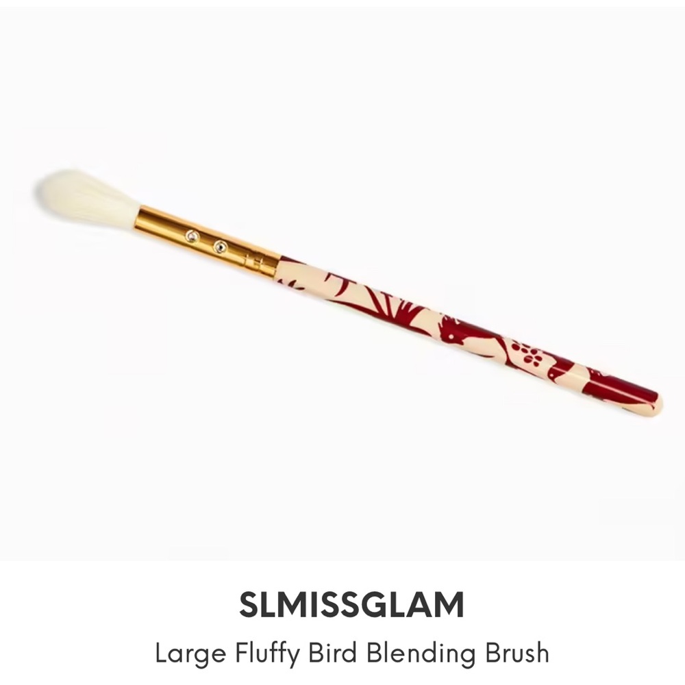 SLMISSGLAM - Large Fluffy Bird Blending Brush
